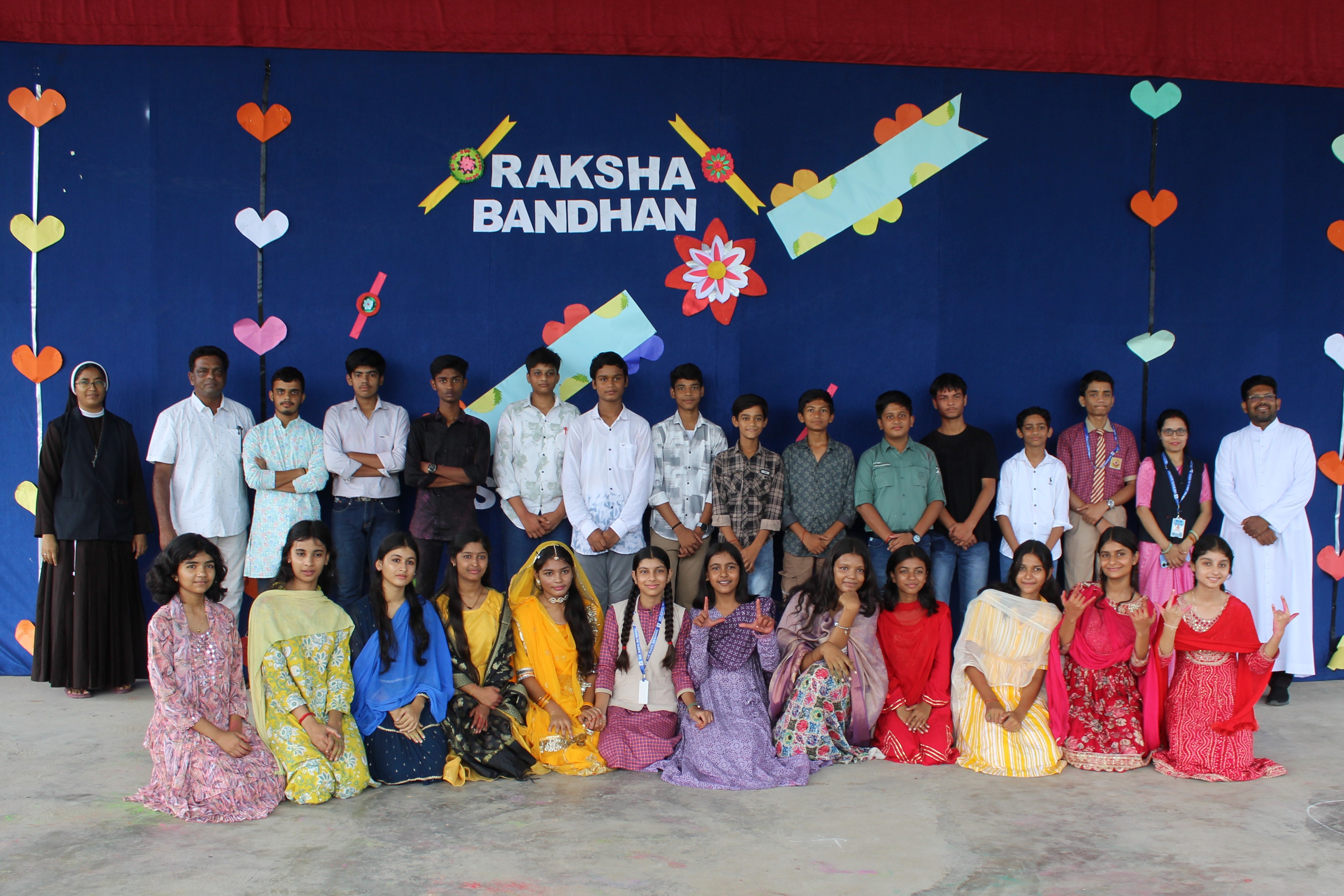 Raksha Bandhan Special Assembly Conducted by Class 9-B
